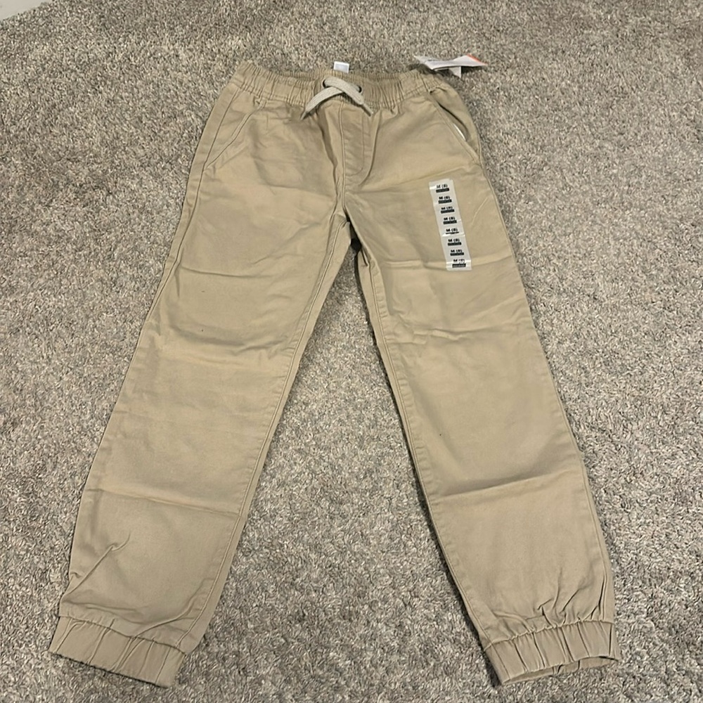 Old Navy khaki joggers size 8 NWT